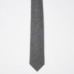 Tweed Silk Tie // Black