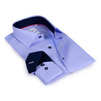 Hazel Button-Up Shirt // Blue + Navy (US: 15.5R)
