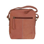 Bolso Satchel + Pocket Flap // Cognac