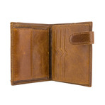 Tall Alton Bifold Wallet + Interior Pocket // Cuero