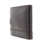 Stump Dover Wallet + Interior Pocket // Dark Brown