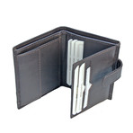 Rodas Top Stitch Bifold // Soft Leather // Brown