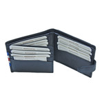 Orsay Striped Wallet // Black