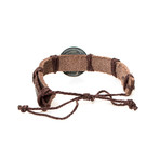 Nº19 Yin + Yang Bracelet // Brown