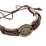 Nº19 Yin + Yang Bracelet // Brown