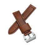 Aeromeister Strap // Brown Vintage Leather + Inscription 1880 // S05