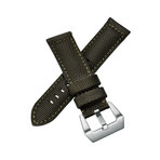 Aeromeister Watch Strap // Military Canvas Green // S07