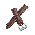 Aeromeister Strap // Dark Brown Croco // S15
