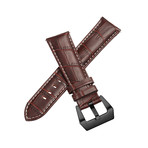 Aeromeister Strap // Dark Brown Croco // S16