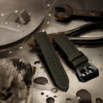 Aeromeister Watch Strap // Military Canvas Green // S08