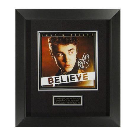 Justin Bieber // Believe Album // Autographed