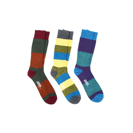 Boot Socks // Color Wheel // Pack Of 3