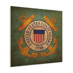 Coast Guard Seal (23"W x 23"H Wooden Print)