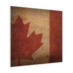 Canada Flag (23"W x 23"H Wooden Print)