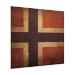 Norway Flag (12"W x 12"H Paper Print)