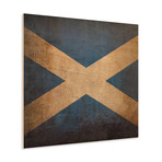 Scotland Flag (23"W x 23"H Wooden Print)