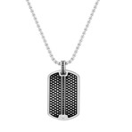 Dotted Dog Tag Pendant