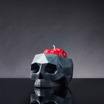 Geometric Skull Vessel + Brain Candle