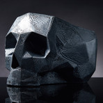 Geometric Skull Vessel // Steel (Medium)