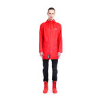 Mr Rain Away Raincoat // Crimson (M)