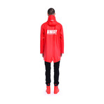 Mr Rain Away Raincoat // Crimson (L)