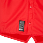 Mr Rain Away Raincoat // Crimson (XL)