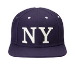 Ace NY Baseball Cap // Blue + White