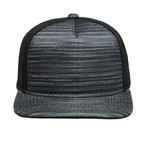 Mark Flat Brim Baseball Cap