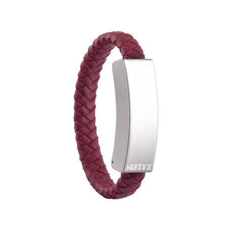 NIFTYX Awesome Bracelet // Burgundy Red // Single Wrap (Lightning // Small)