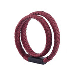 NIFTYX Awesome Bracelet // Burgundy Red // Double Wrap (Lightning // Medium)