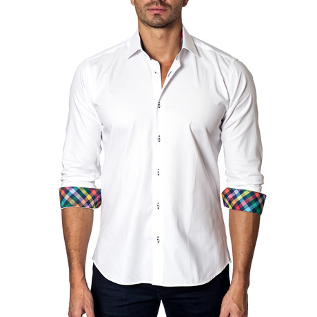 Long-Sleeve Button-Up // White (S)