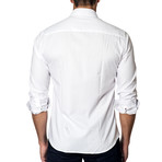 Long-Sleeve Button-Up // White (L)