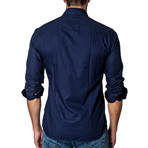 Long-Sleeve Button-Up // Royal Blue (L)