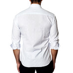 Long-Sleeve Button-Up // Off White Jacquard (S)
