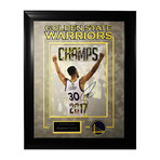 Framed + Signed Magazine Cover // Steph Curry