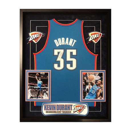 Framed + Signed NBA Jersey // Kevin Durant