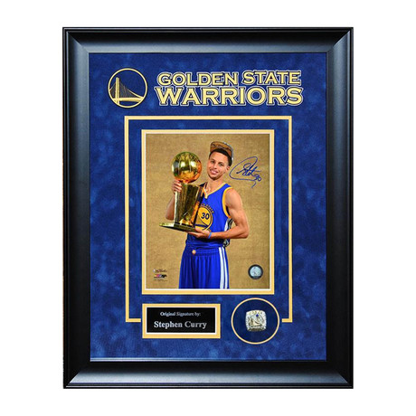 Framed + Signed Photo // Steph Curry II