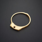 Simple Handcuff Bangles (Gold)