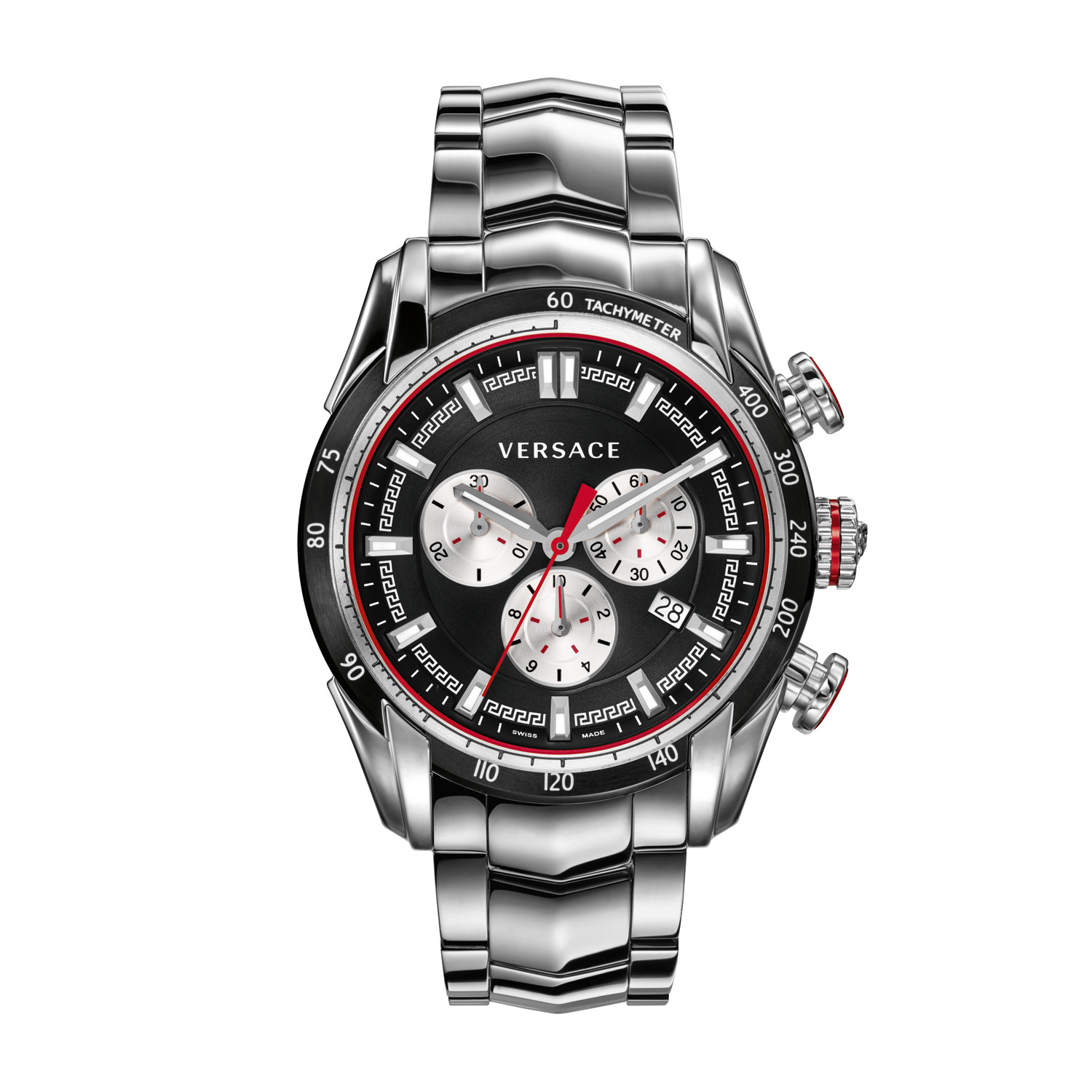 Versace V Ray Chronograph Quartz // VDB050015 - Sophisticated Swiss 