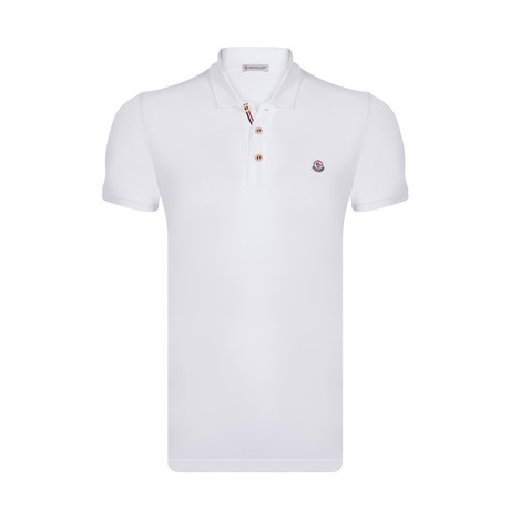 Short Sleeve Solid Polo // White (S)