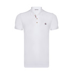 Short Sleeve Solid Polo // White (L)