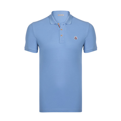Short Sleeve Solid Polo // Blue (S)