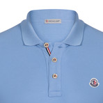 Short Sleeve Solid Polo // Blue (L)