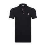 Short Sleeve Solid Polo // Black (M)