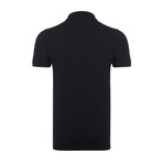 Short Sleeve Solid Polo // Black (S)