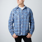 Jake Flannel Shirt // Navy (M)