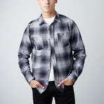 Jordan Flannel Shirt // Navy (L)