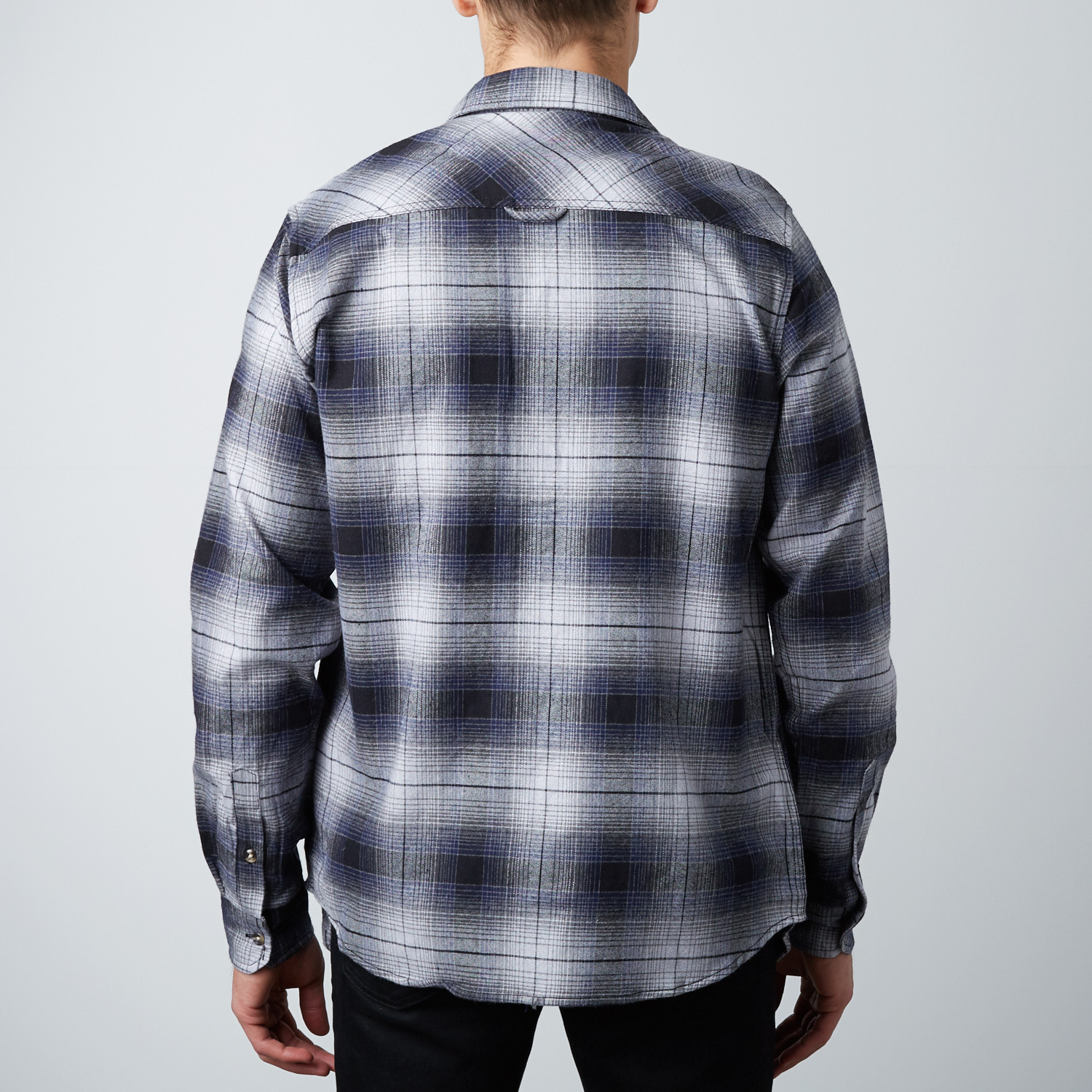 Jordan Flannel Shirt // Navy (S) - Distortion - Touch of Modern