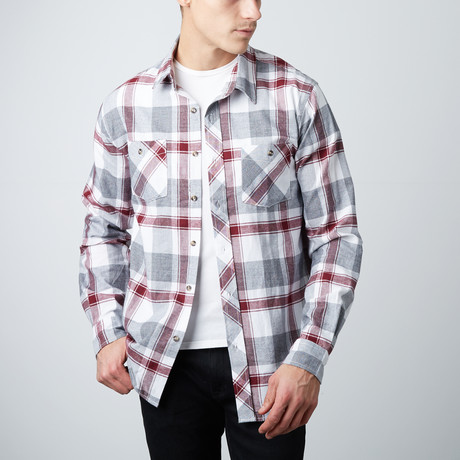 Aaron Flannel Shirt // Red (S)