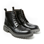 Toe Cap Derby Ankle Boot // Black (Euro: 45)